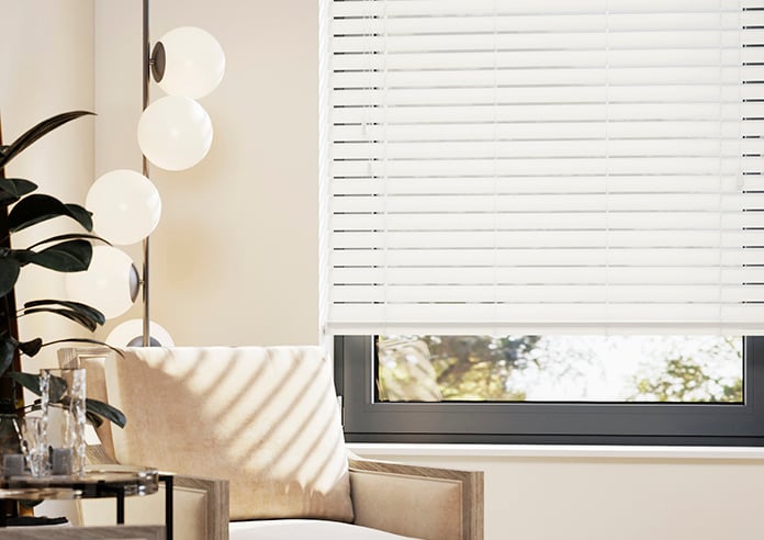 Ecowood, Soft White Satin - Motorised Venetian Blind - Image 5